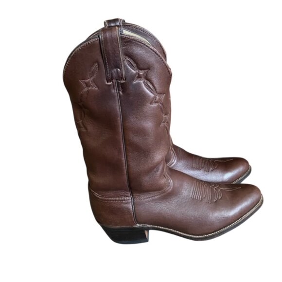 Abilene Boot Co. Brown Leather Boots 10.5D - Picture 1 of 9